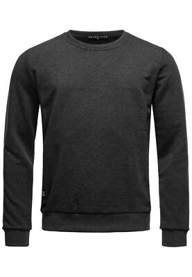 Redbridge Herren Pullover Sweatshirt Baumwolle Sweater Crewneck Rundhals Basic