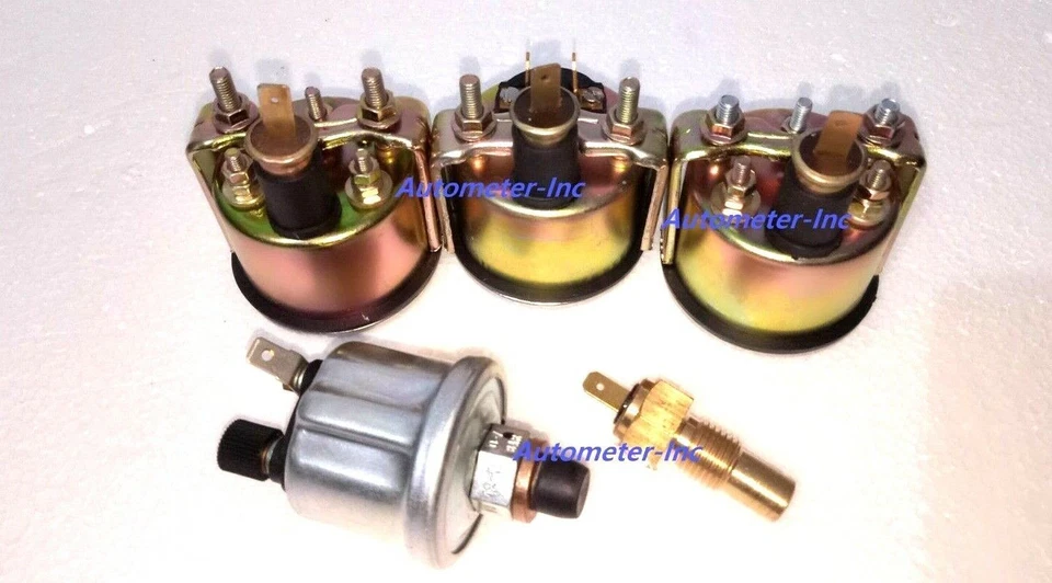 Electrical Oil+temp Sender 52mm Electrical Oil Pressure + Temp + Volt -Red ME - Image 2 of 3