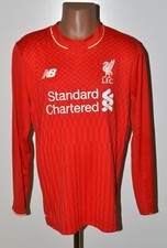 LIVERPOOL 2015/2016 HOME FOOTBAL SHIRT JERSEY NEW BALANCE L LONG SLEEVE