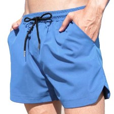 Men's Swim Trunks Quick Dry Board Shorts Swimsuit Swimwear Mesh Liner Bathing...