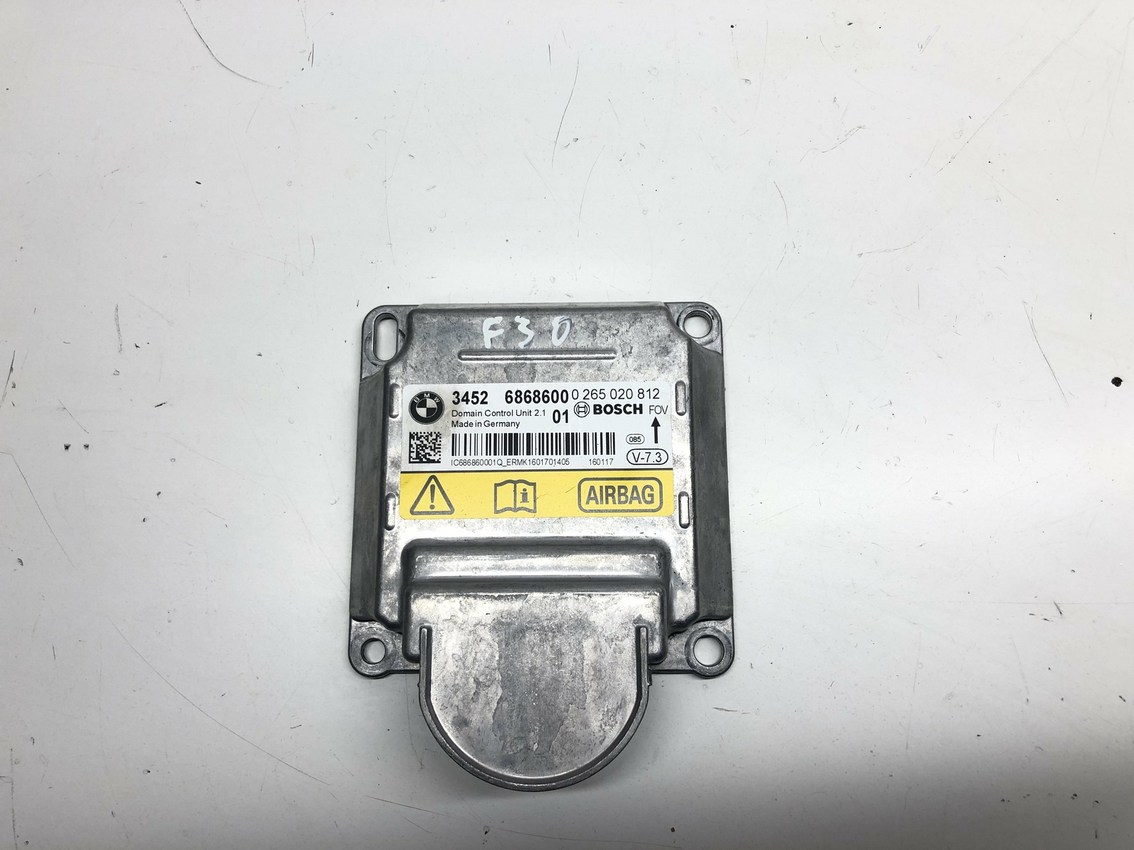BMW 3 F30, F80 330 d xDrive SRS Control Unit 34526868600  