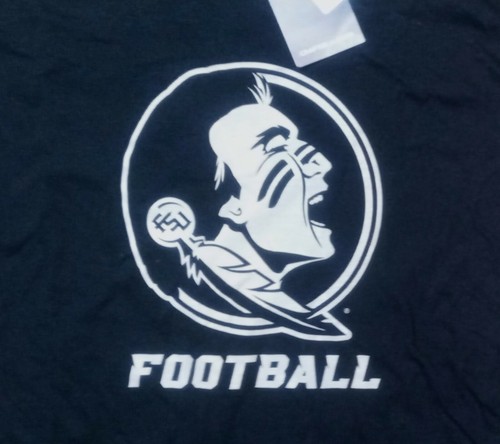 Florida State Seminoles Football blackout t shirt 2XL NEW nwt college basketball