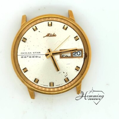 Mido Ocean Star DatoDay Watch #5109 17J Cal. 01147 OCD-Works-Read!!