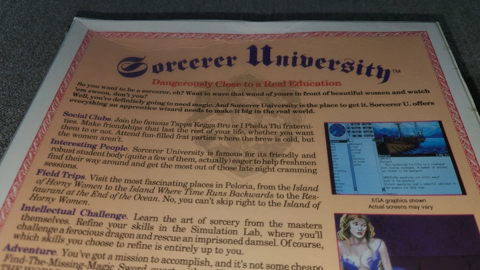 Spellcasting 101: Sorcerers Get All The Girls & QIX NOS / Sealed lot! IBM PC DOS - Image 4 of 4