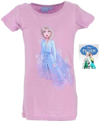 Disney Frozen Eiskönigin Elsa Nachthemd Schlafanzug Gr 110 / 116  ROSA NEU