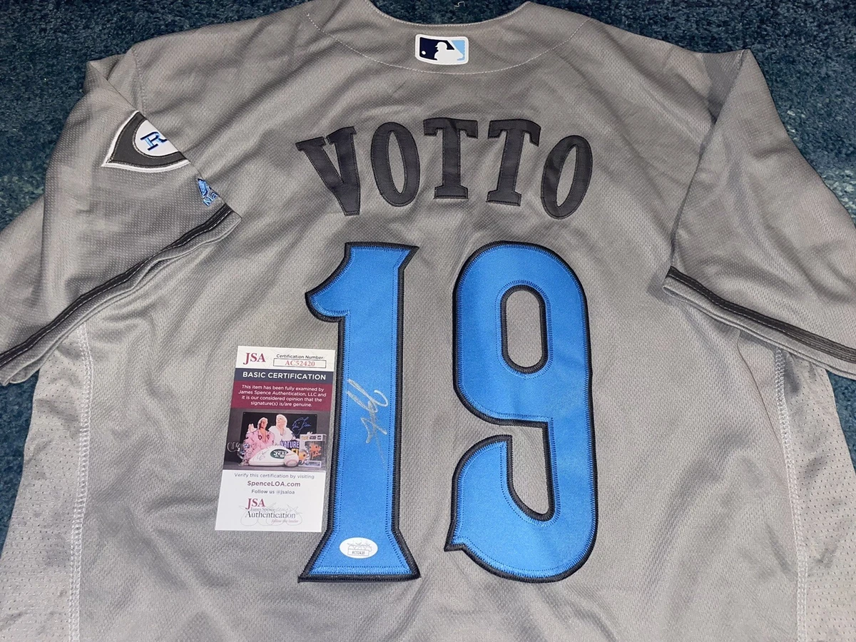 Joey Votto Signed Cincinnati Reds Jersey Fathers Day Special JSA