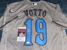 Joey Votto Signed Cincinnati Reds Jersey Fathers Day Special JSA Auth