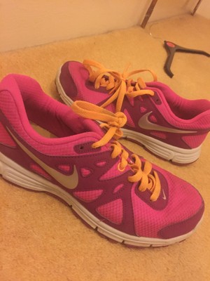 pink and orange trainers
