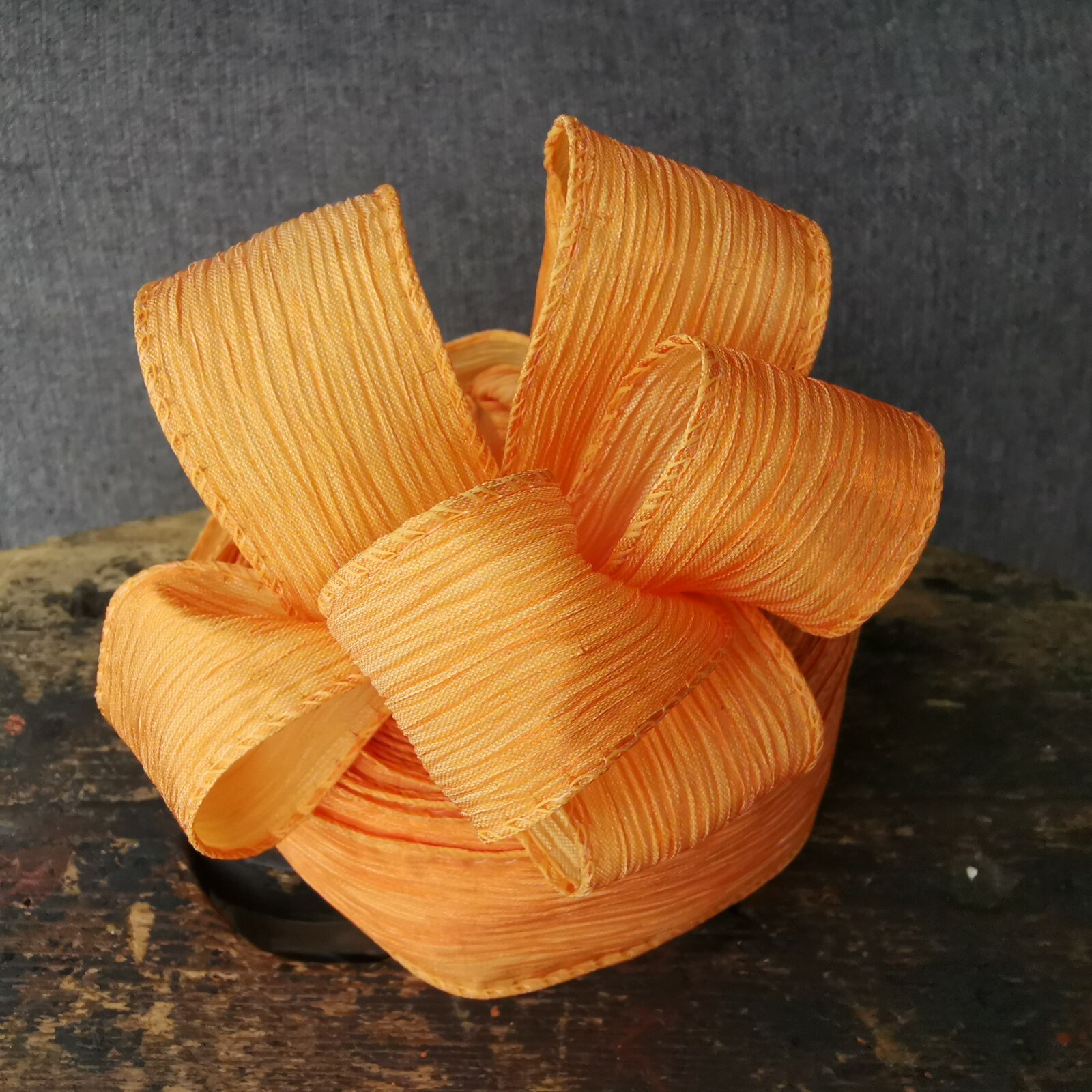 40 mm Yard Wired Silky Crush Taffeta Crinkle Wrinkle Ribbon Wedding