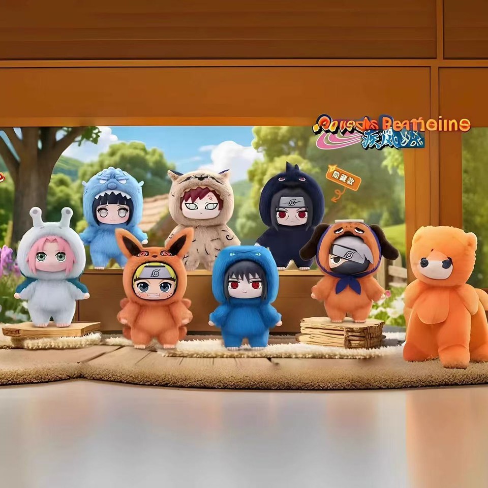 Auténtico TopToy Naruto Beast Party Series Peluche Confirmado Caja Ciega Figura Regalo