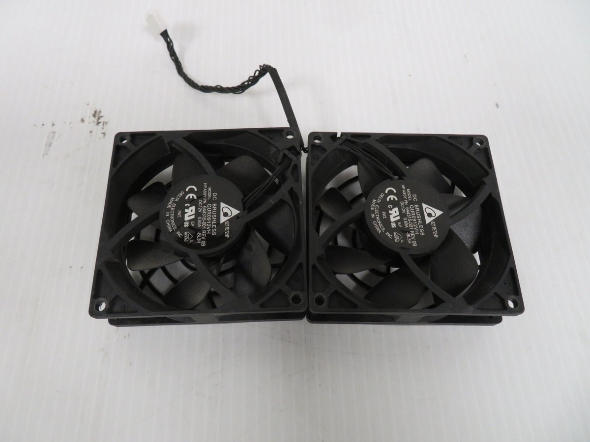Genuine HP Z440 Z620 Z640 Z840 Dual 80mm 12VDC Rear Fan 644315-001