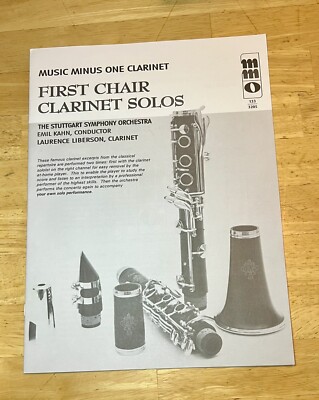 First Chair Clarinet Solos. Stuttgart Symphony Emil Kahn Cond Music Minus One
