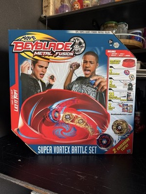 Beyblade Metal Fusion Super Vortex Battle Set Hasbro #3 Pegasus L-Drache