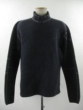 KÜHL Kuhl Men’s XXL Thermo Kore Quarter-Zip Pirate Blue Long Sleeve Sweater Wool