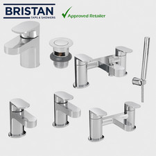Bristan Frenzy Basin Mono Bath Filler shower mixer Tap - Chrome-Package Deals
