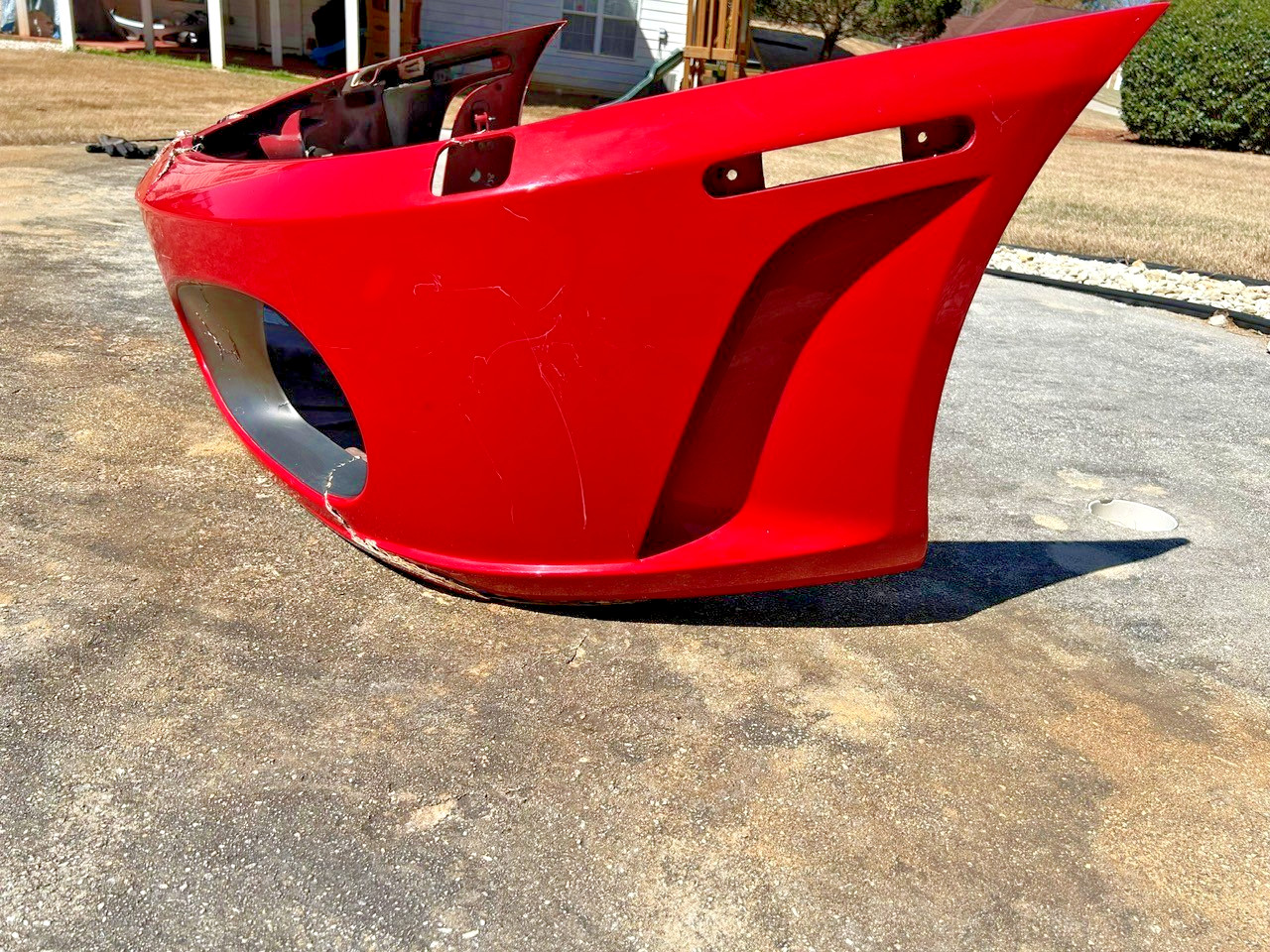 OEM Ferrari F430 Front Bumper Cover Fascia Red 83111210 Repairable Core