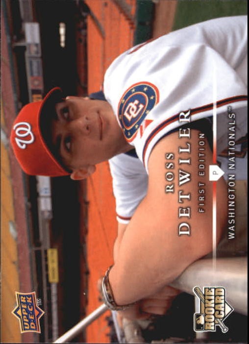 2008 Upper Deck First Edition #263 Ross Detwiler RC - BB