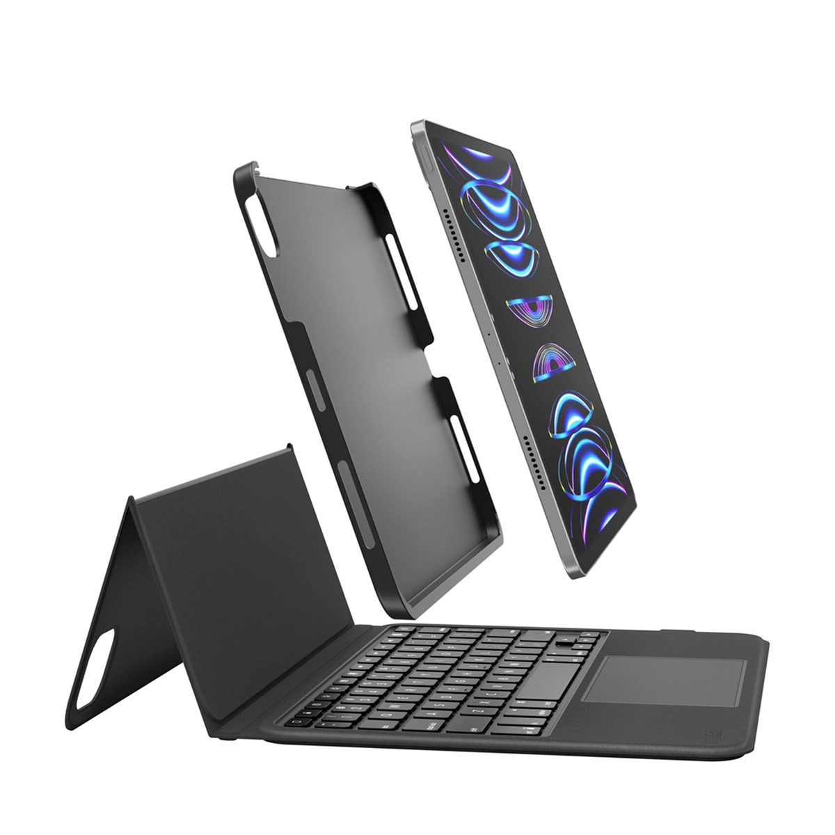 Coque Clavier AZERTY Bluetooth iPad 10 Antichoc avec Support Stylet Intégré