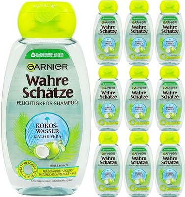 Garnier Wahre Schätze Feuchtigkeits-Shampoo Kokoswasser & Aloe Vera 10x 250ml
