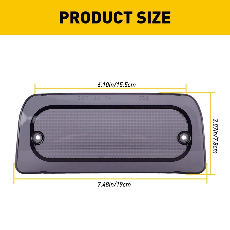 Smoked Brake Light Cover Lens 923-287 Fit 1994-04 Chevy S-10 GMC Sonoma 16520288 - Image 3 of 4