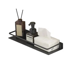 Small Shelf for Wall Small Floating Shelf Black Wall Shelf Metal Bathroom She...