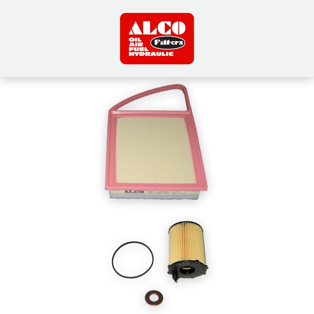 SERVICE KIT for PEUGEOT 508 1.6 HDI DV6C ALCO OIL AIR FILTERS (2010-2015)