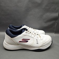Skechers Viper Court Smash Pickleball Shoes Mens Size 11 White Athletic Sneakers