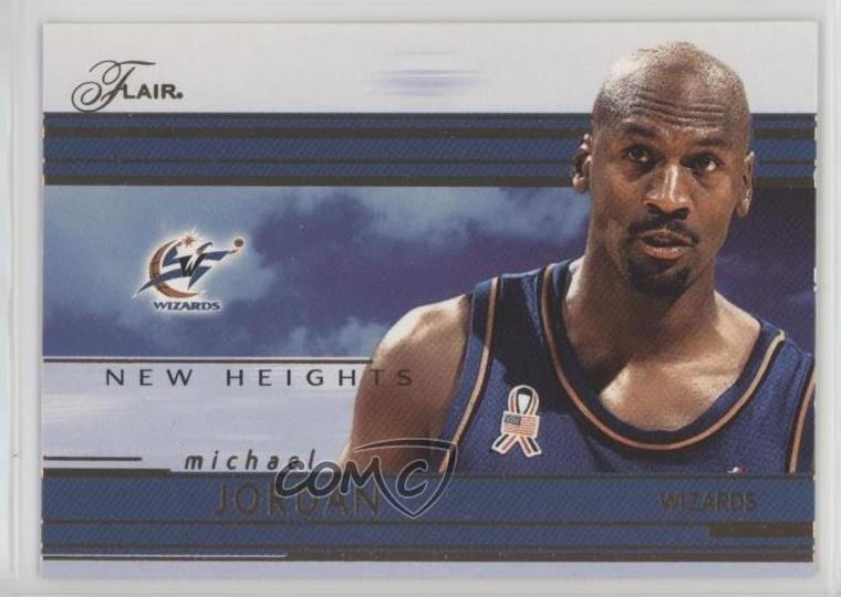 2002-03 Flair New Heights Michael Jordan #11NH HOF 08r6