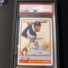 2025 Topps Heritage - Real One Autographs Mookie Betts #ROA-MBE (AU)