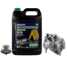 AISIN Green Engine Coolant Water Pump Thermostat Kit For Baja Impreza Legacy H4