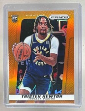 Tristen Newton 2024 Panini Prizm Deca #155 Orange Rookie RC /49