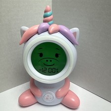 Sharp Ready 2 Wake Unicorn Sleep Trainer Kids Digital Alarm Clock Projector