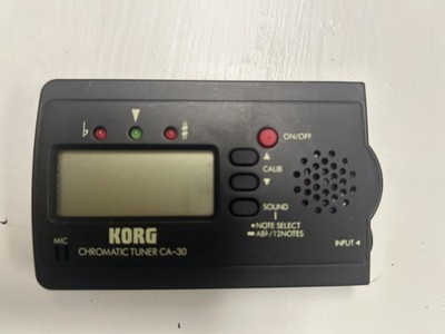 Korg Chromatic Tuner CA-30 Guitar Bass Multi Instrument Works
