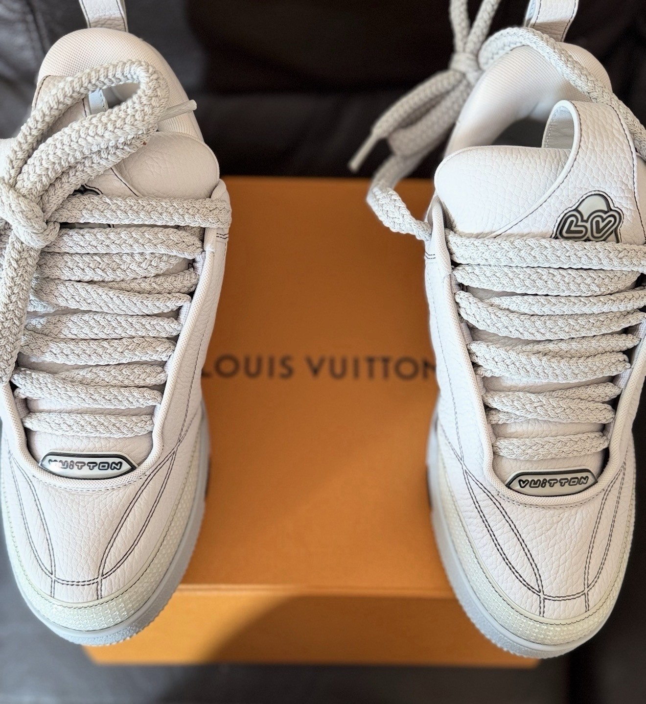 Louis Vuitton Men's LV Skate Grey Trainers Size UK 9/Eu 43