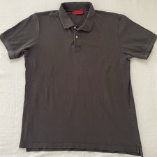 Carolina Herrera Polo Shirt Men Gray 2XL Pique Luxury Comfy Class Urban High End