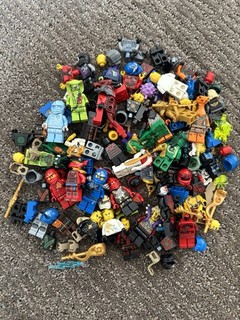 Lego Ninjago Bulk Minifigure Lot! NRG Kai NRG Zane Read Description!