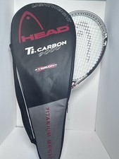 Head Ti Carbon 9000 Oversize Xtralong Tennis Racquet 4 3/8 Grip 2 Racquets/cases