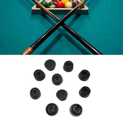 10x Pool Cue Bod Cover Billard Cue Bottom Pad Gummi -Stecker Ersatz für