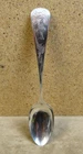GORHAM ? STERLING SILVER TEAPOON SPOON MONOGRAMED LETTER A 1911 ENGRAVED FLOWERS