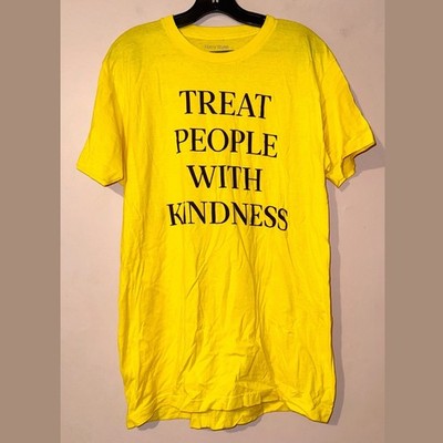 Harry Styles Yellow Treat People With Kindness T Shirt Size L