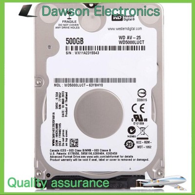 WD WD5000LUCT 5400RPM 500GB 16MB SATA 2.5'' Laptop HDD Hard Disk Drive -7mm