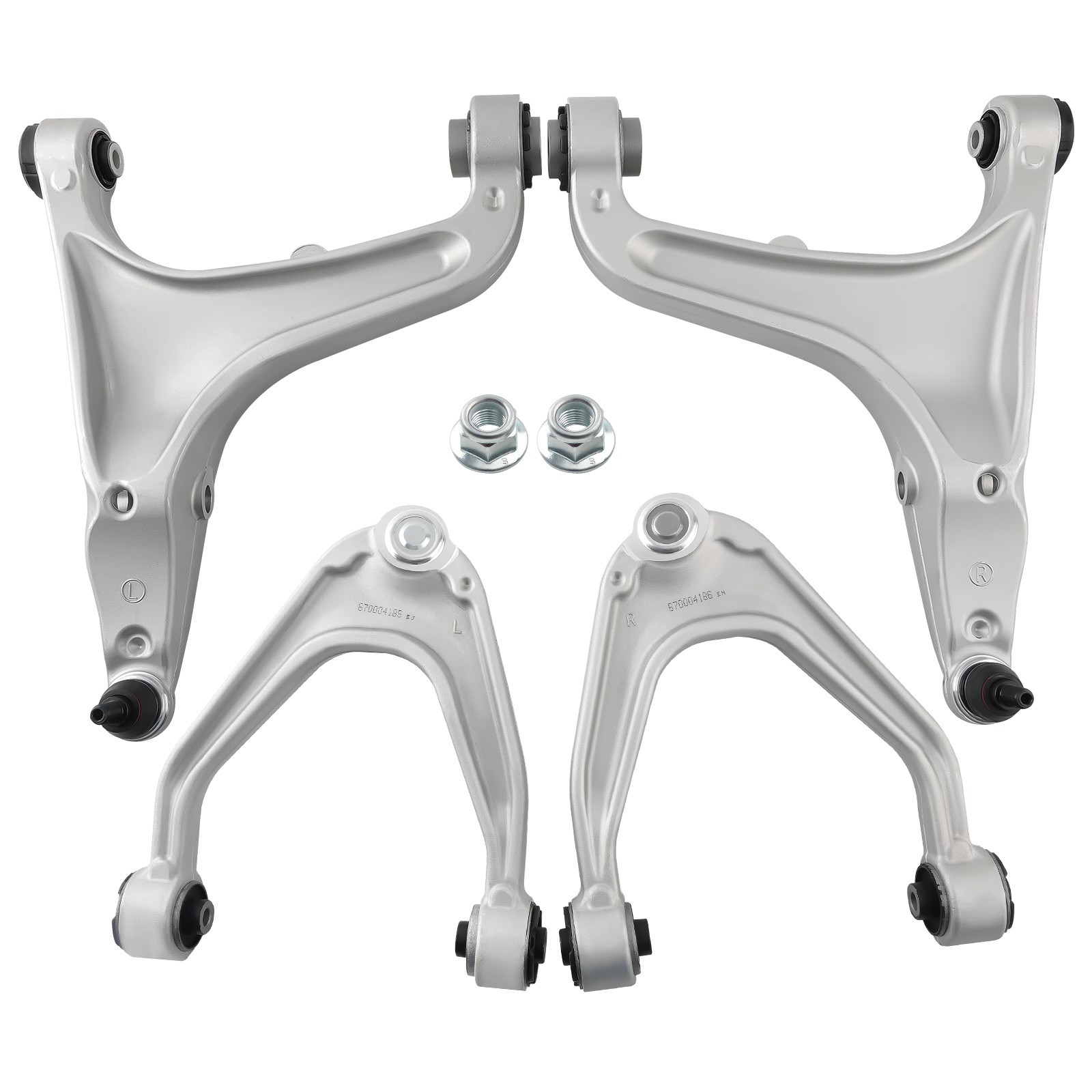 Suspension Front Upper Lower Control Arms For 14-22 Maserati Quattroporte Ghibli