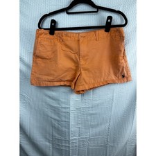 Ralph Lauren Sport Girl's Shorts Bottoms Orange 100 Cotton Flat Front Size 12