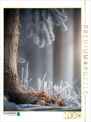 CALVENDO Puzzle Glitzernde Eiskristalle zieren die Natur | 1000 Teile Lege-Größe