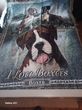 Boxer Dog Tapestry Wall Hanging Bedspread
