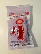 Kids Red Dentist Kit Medical Kit Playset Just Pretending NIP