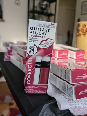 Covergirl Outlast All Day Custom Reds Lip Color #860 Unique Burgundy