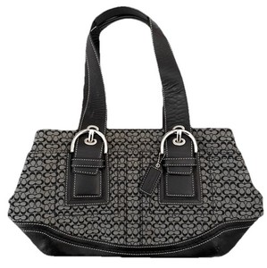バッグ COACH Soho Optic Signature Satchel Bag Coach Soho Satchel | eBay