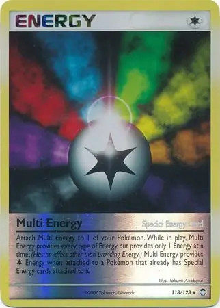 Multi Energy - 118/123 - Pokemon Mysterious Treasures Reverse Holo NM-LP