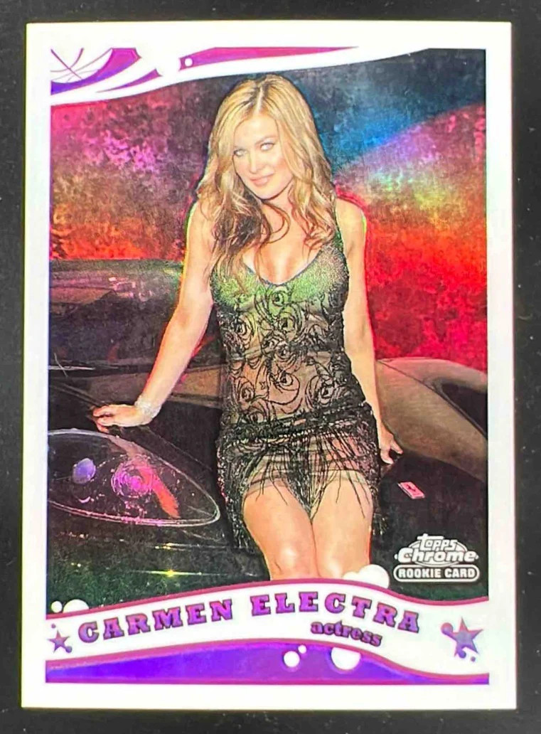 2005-06 Topps Chrome Refractors #219 Carmen Electra /999